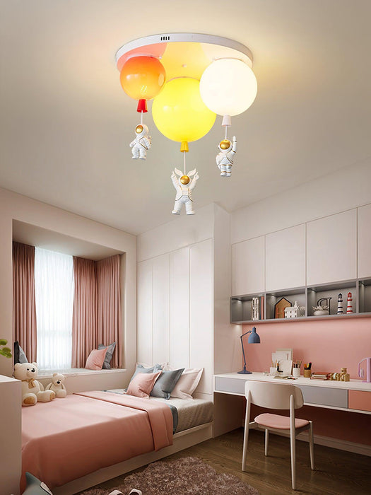 Astronaut Glossy Balloon Ceiling Lamp-DWHOME
