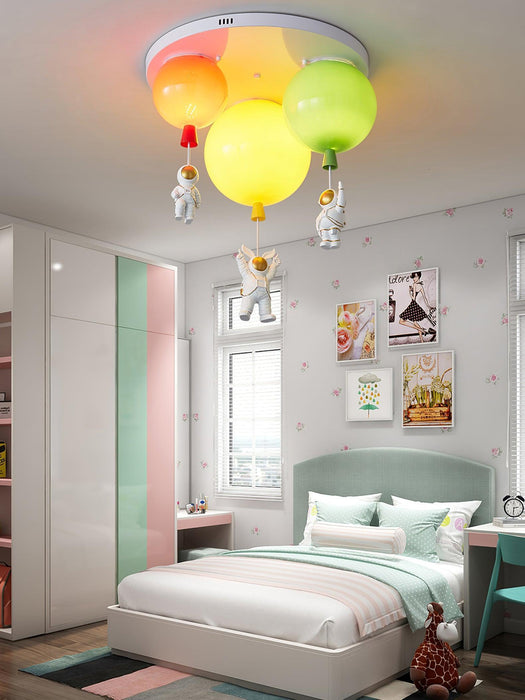 Astronaut Glossy Balloon Ceiling Lamp-DWHOME
