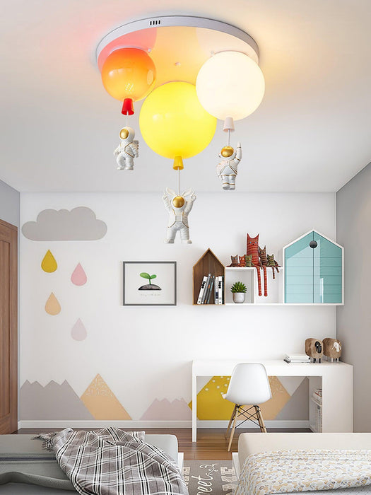Astronaut Glossy Balloon Ceiling Lamp-DWHOME