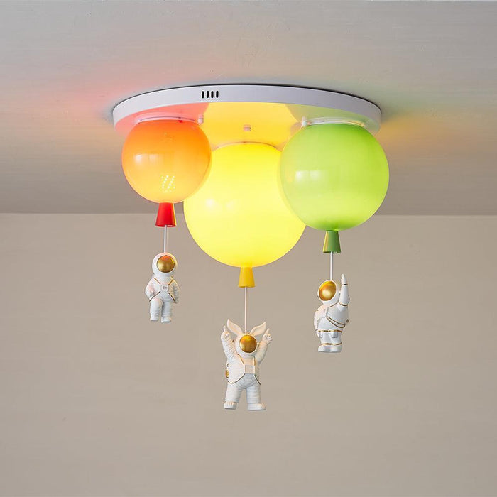 Astronaut Glossy Balloon Ceiling Lamp-DWHOME