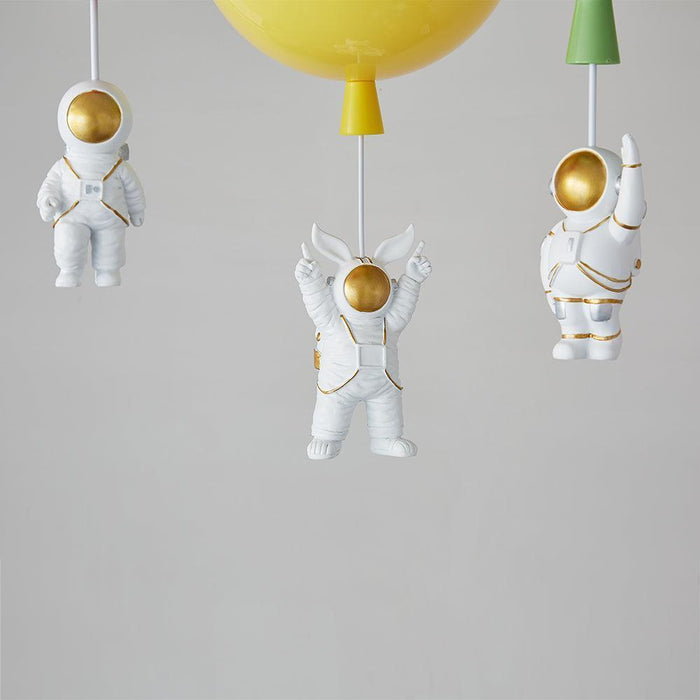 Astronaut Glossy Balloon Ceiling Lamp-DWHOME