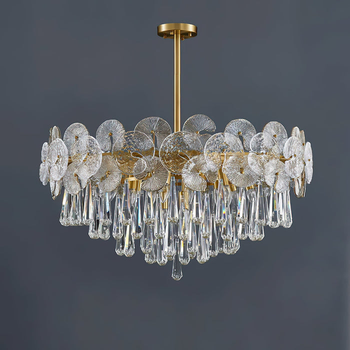 Atlas Crystal Chandelier-DWHOME