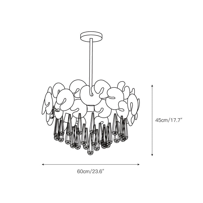 Atlas Crystal Chandelier-DWHOME