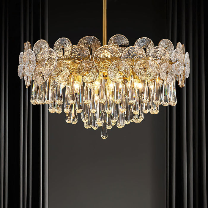 Atlas Crystal Chandelier-DWHOME
