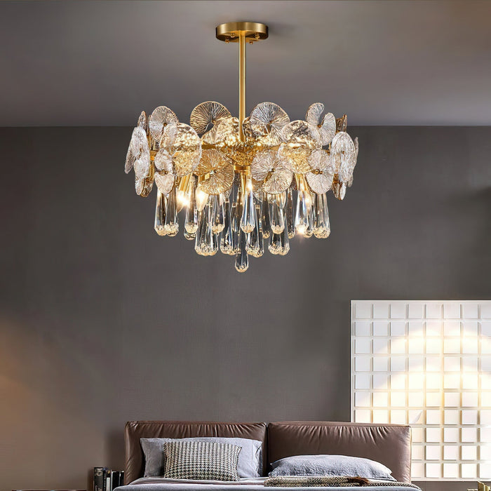 Atlas Crystal Chandelier-DWHOME