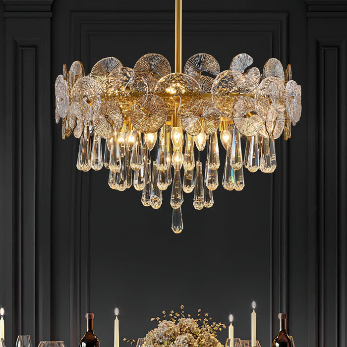 Atlas Crystal Chandelier-DWHOME