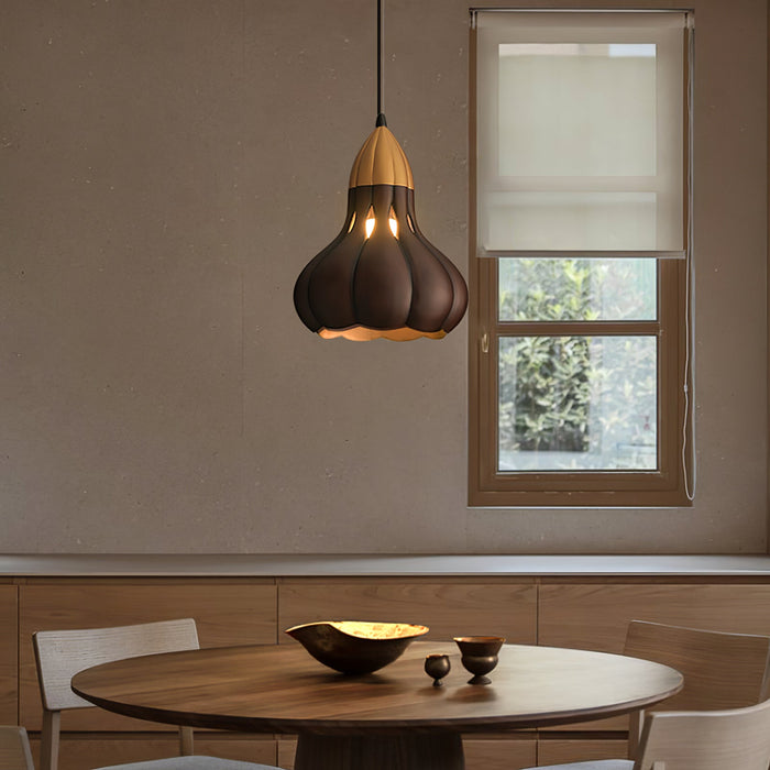 Aubree Wood Pendant Lamp-DWHOME