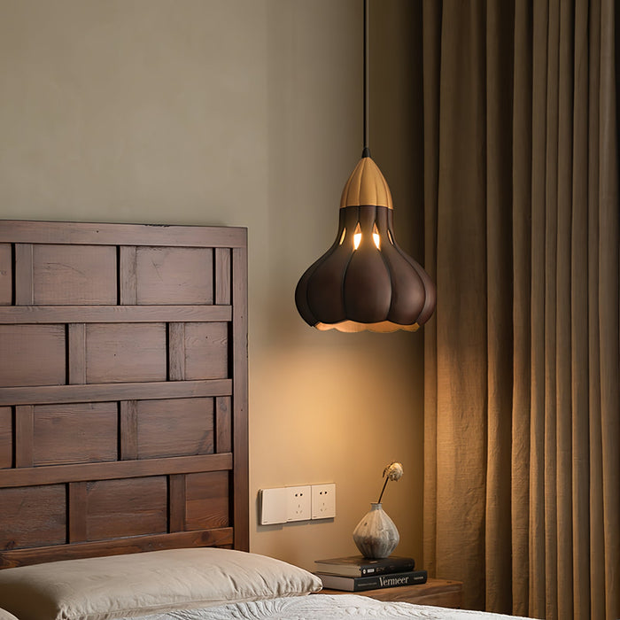 Aubree Wood Pendant Lamp-DWHOME
