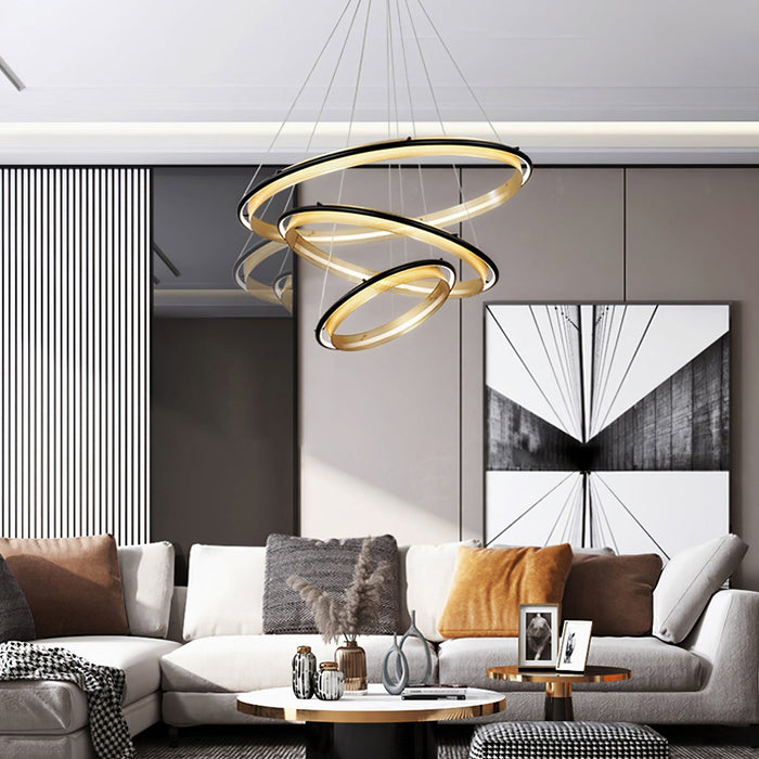 Aura Acrylic LED Chandelier-DWHOME