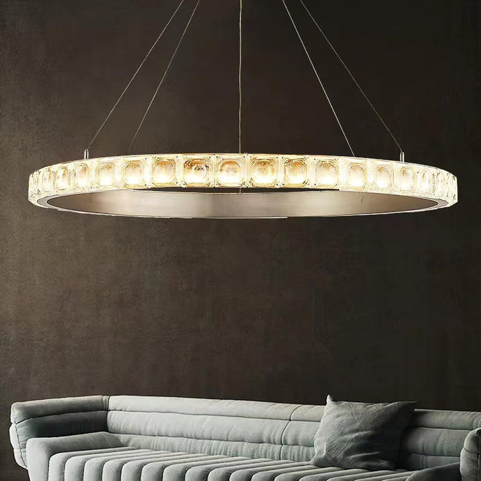 Aura Ring Chandelier-DWHOME