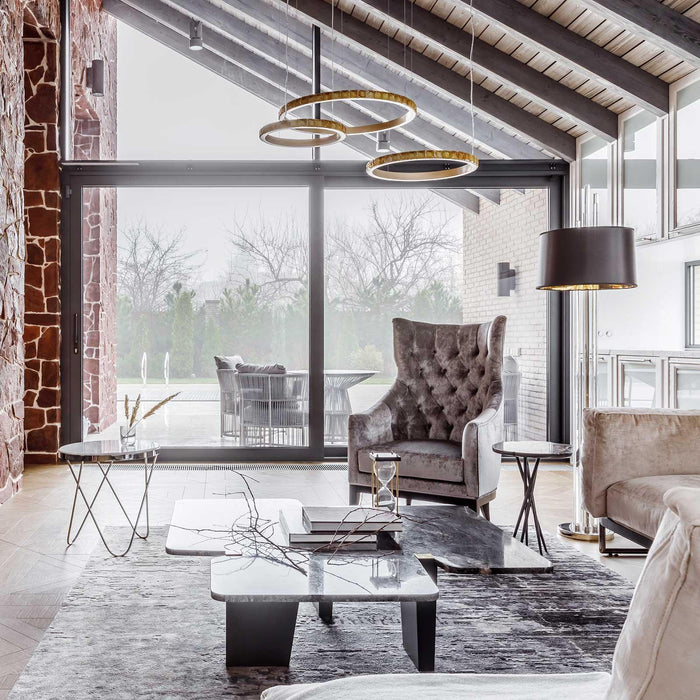 Aura Ring Chandelier-DWHOME