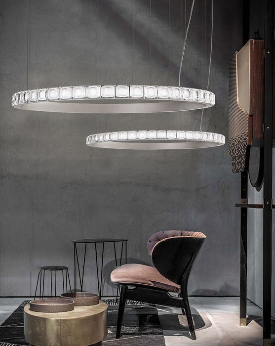 Aura Ring Chandelier-DWHOME
