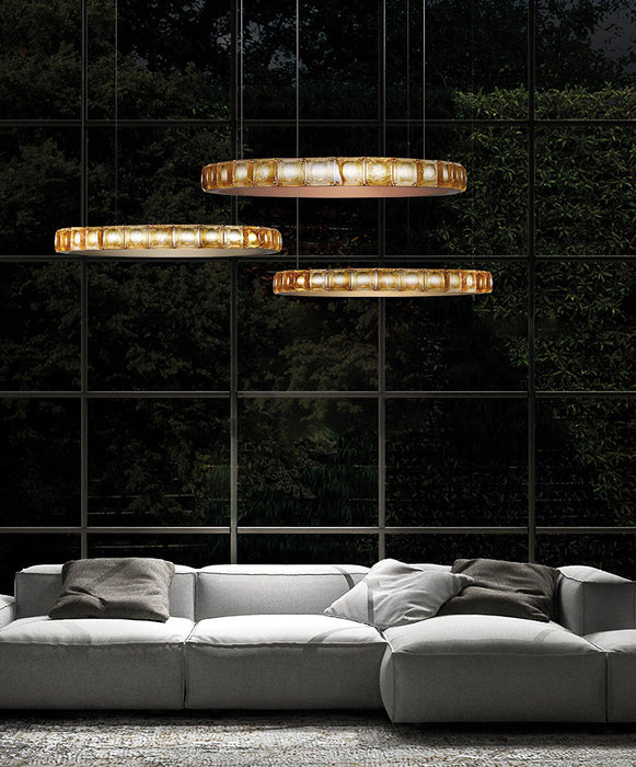 Aura Ring Chandelier-DWHOME