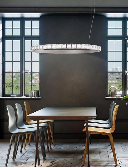 Aura Ring Chandelier-DWHOME
