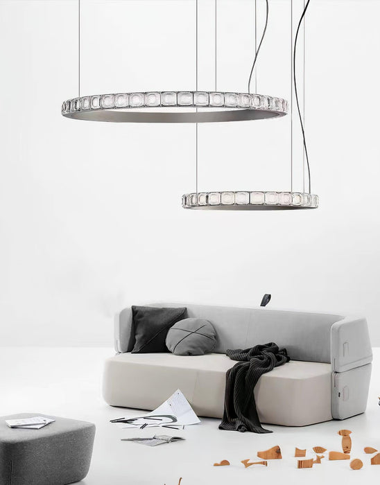Aura Ring Chandelier-DWHOME