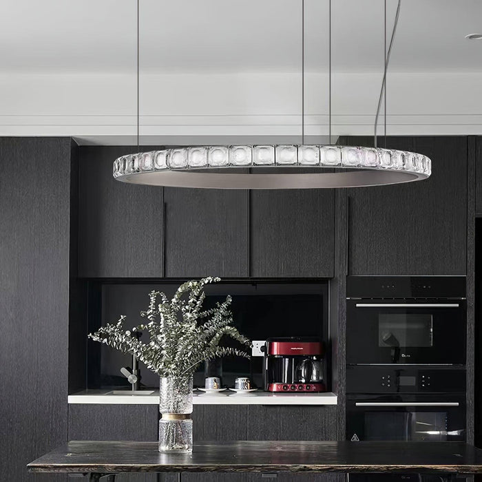 Aura Ring Chandelier-DWHOME