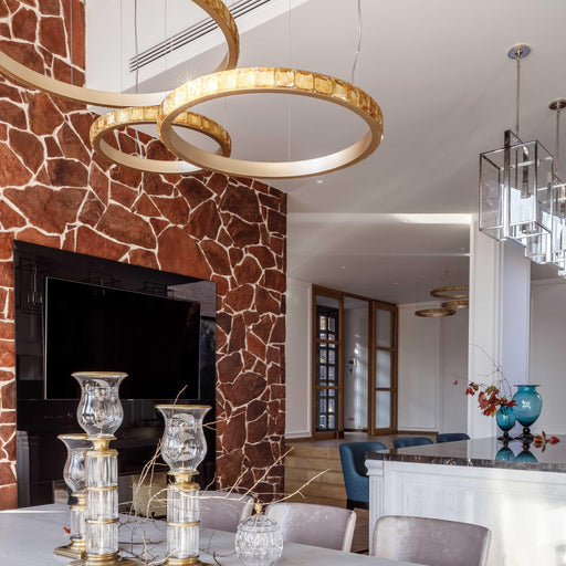 Aura Ring Chandelier-DWHOME