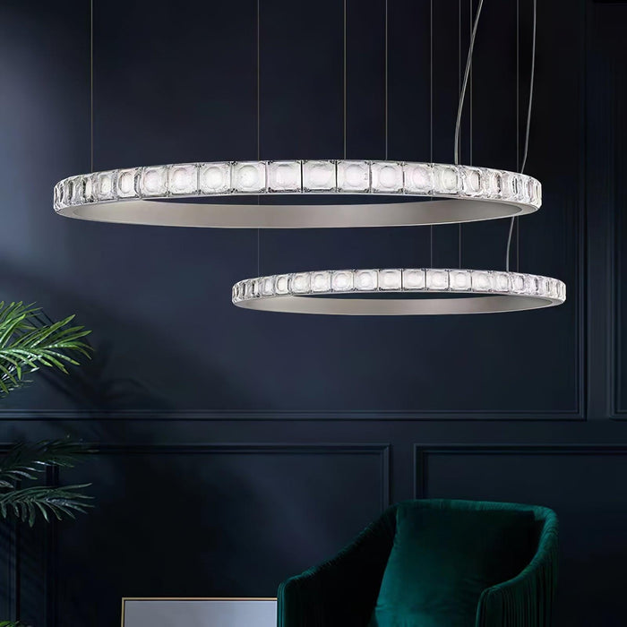 Aura Ring Chandelier-DWHOME