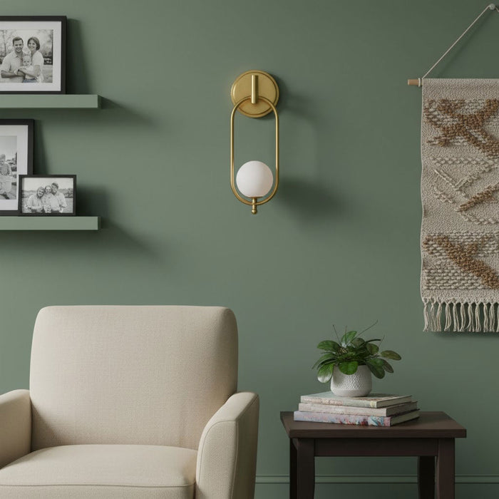 Aurea Brass Wall Light - Vakkerlight