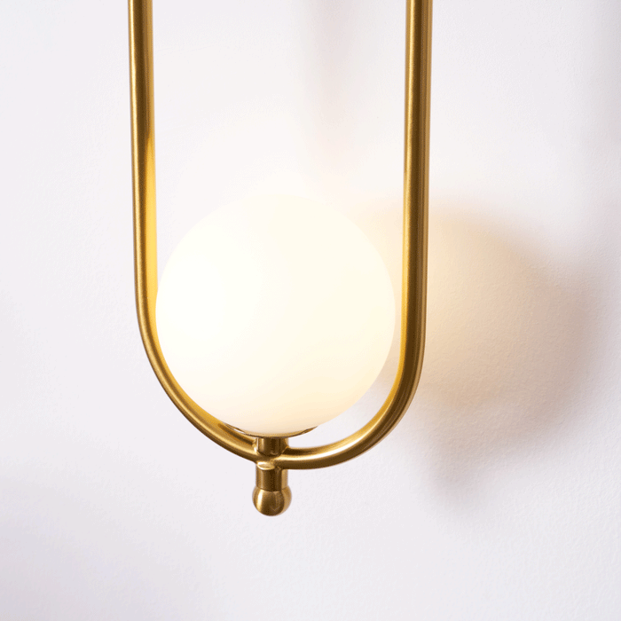 Aurea Brass Wall Light