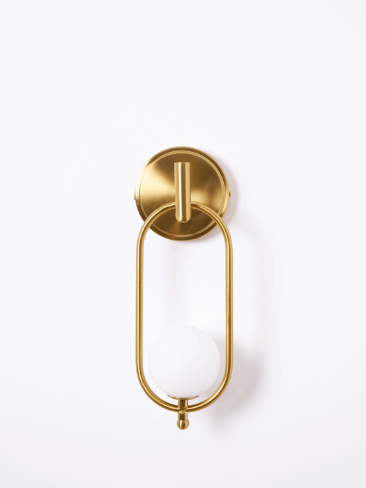 Aurea Brass Wall Light