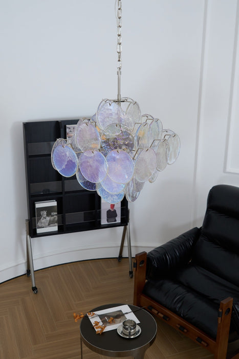 Aurelia Iridescent Murano Chandelier-DWHOME