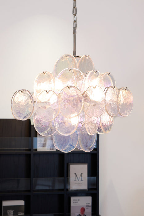 Aurelia Iridescent Murano Chandelier-DWHOME