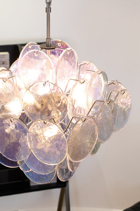 Aurelia Iridescent Murano Chandelier-DWHOME