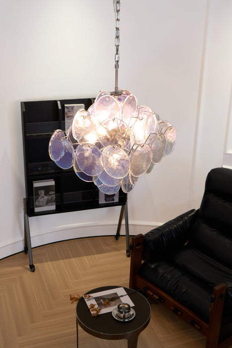 Aurelia Iridescent Murano Chandelier-DWHOME