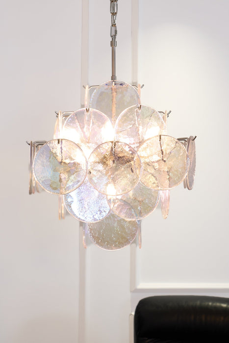 Aurelia Iridescent Murano Chandelier-DWHOME