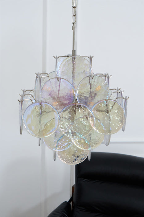 Aurelia Iridescent Murano Chandelier-DWHOME