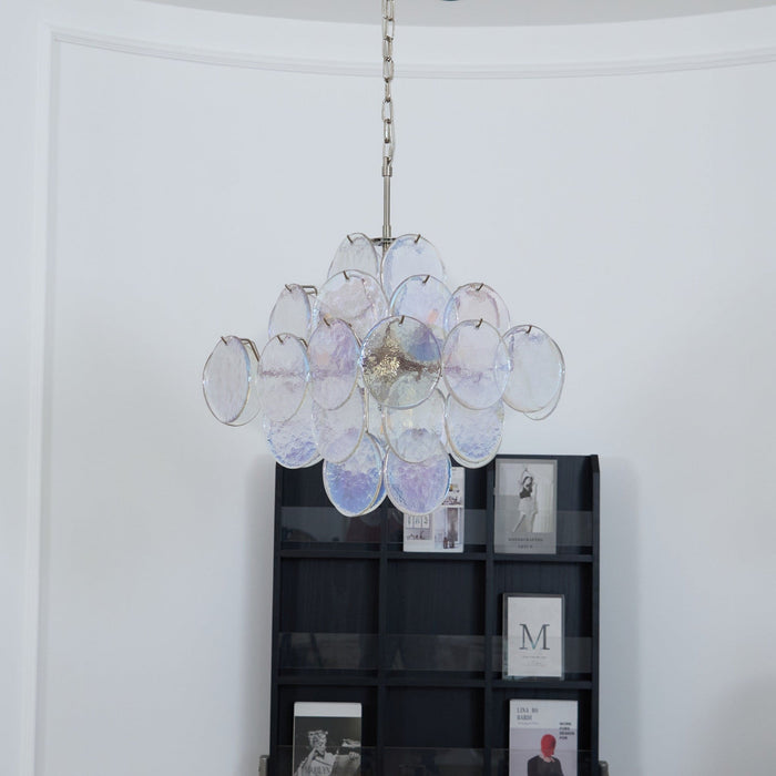 Aurelia Iridescent Murano Chandelier-DWHOME