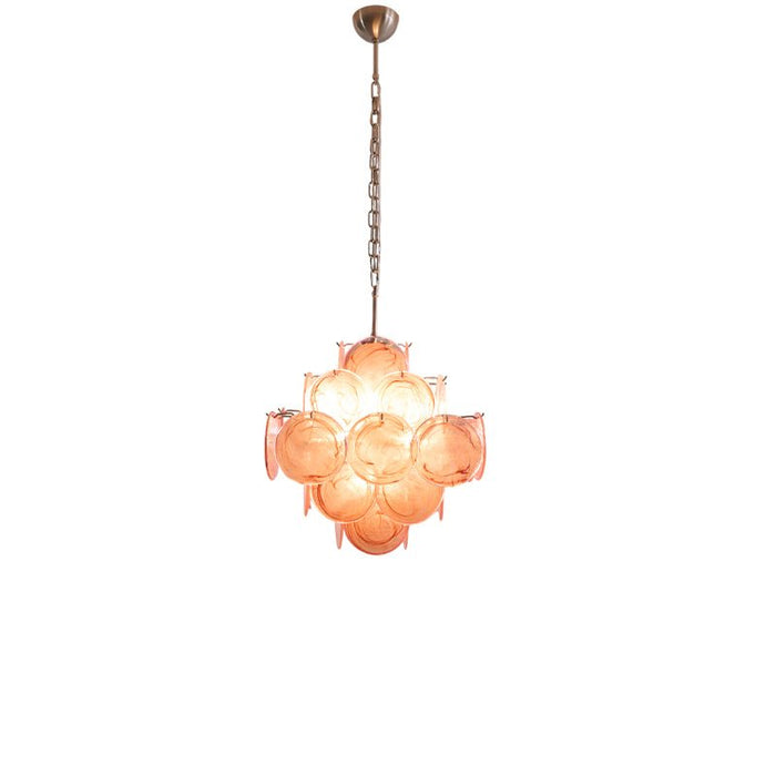Aurelia Pink Murano Glass Chandelier-DWHOME