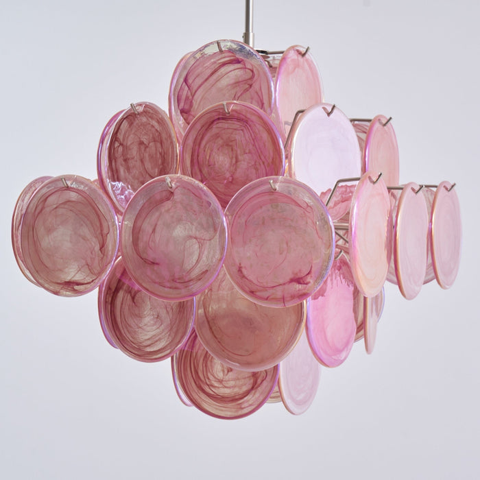 Aurelia Pink Murano Glass Chandelier-DWHOME