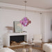 Aurelia Pink Murano Glass Chandelier-DWHOME
