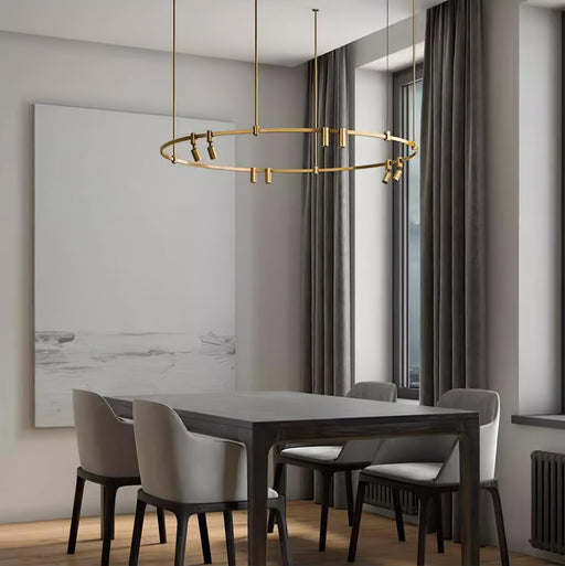 Auroom Round Chandelier-DWHOME