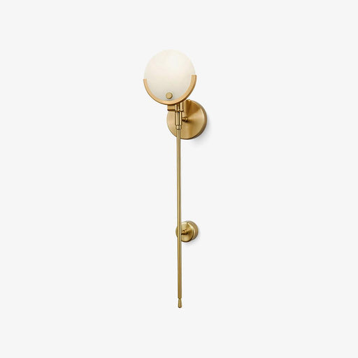 Ava Brass Wall Lamp-DWHOME