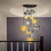 Ayla Bubble Art Contemporary Stairwell Chandelier - DWHOME