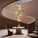 Ayla Bubble Art Contemporary Stairwell Chandelier - DWHOME