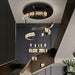 Aysha Black Crystal High Ceiling Entryway Light Fixture - DWHOME