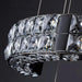 Aysha Black Crystal High Ceiling Entryway Light Fixture - DWHOME