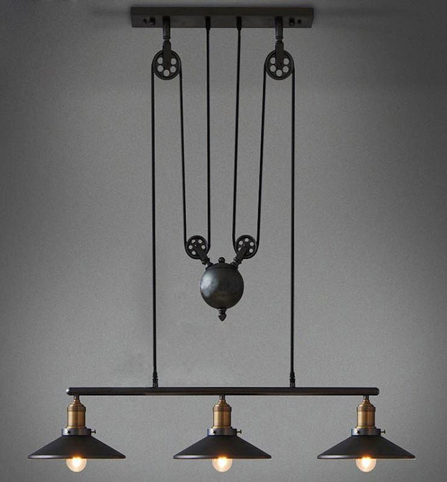 BORGHILD Disk Weighted Hanging Lamp - DWHOME