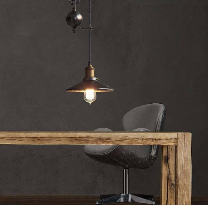 BORGHILD Disk Weighted Hanging Lamp - DWHOME