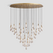 Soltaire Round Chandelier 17" 24" 36“ 58“-DWHOME