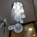 Ball Design Extra Large Crystal Chandelier for High Ceiling - DWHOME