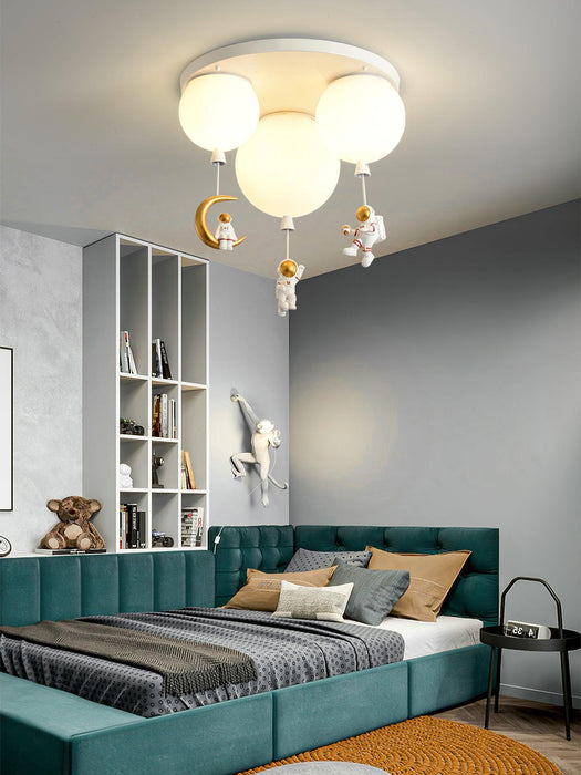 Frosted Balloon Combination Ceiling Lamp-DWHOME