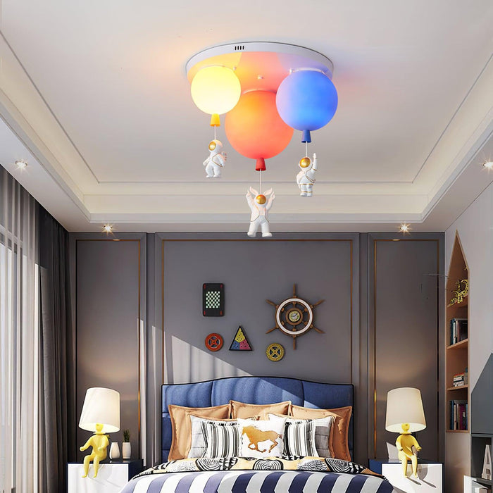 Frosted Balloon Combination Ceiling Lamp-DWHOME