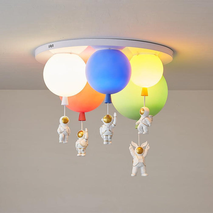 Frosted Balloon Combination Ceiling Lamp-DWHOME