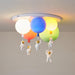 Frosted Balloon Combination Ceiling Lamp-DWHOME