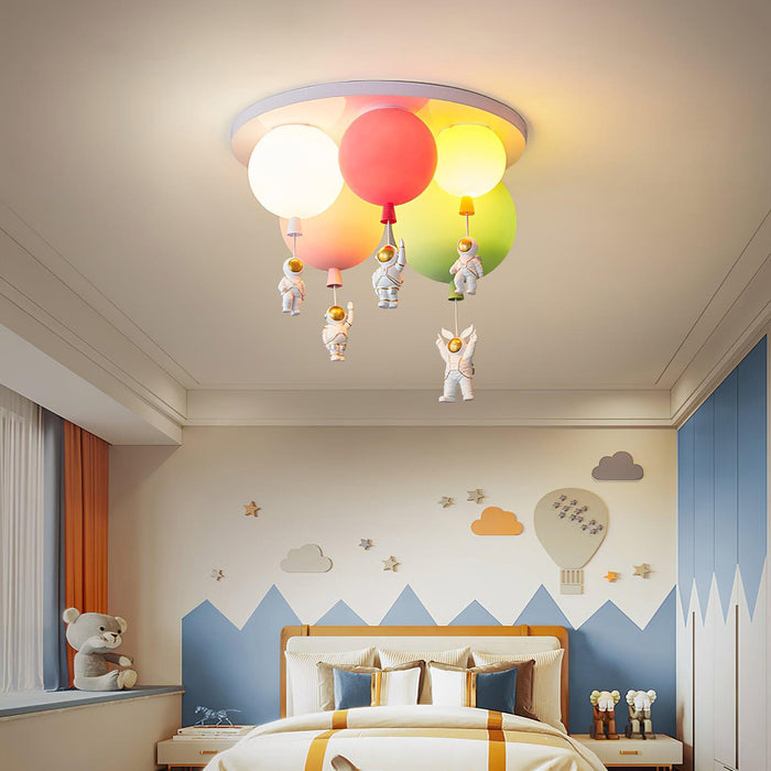 Frosted Balloon Combination Ceiling Lamp-DWHOME